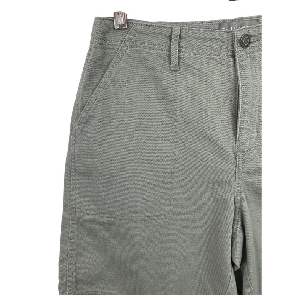 Falls Creek Green Denim Bermuda Shorts Womens Size 10 - Picture 4 of 10